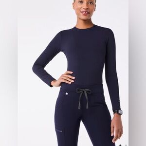 FIGS- Ribbed Longsleeve Underscrub Top